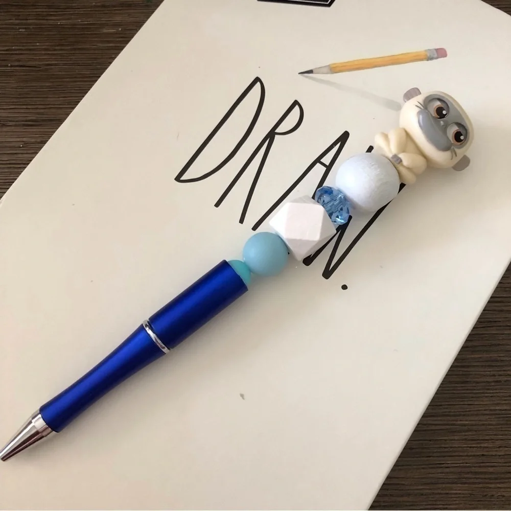 Disney Doorables: Raya & the Last Dragon: Uka handmade beaded pen